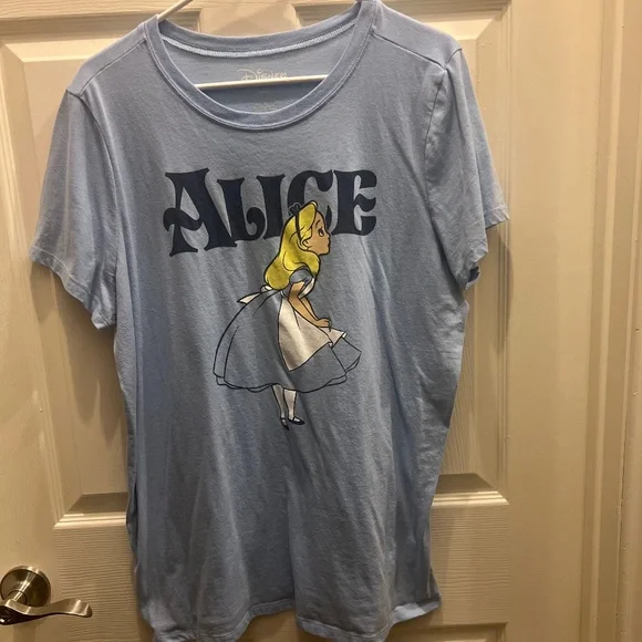 TORRID Disney ALICE IN WONDERLAND Shirt Blue 1X - Picture 5 of 6